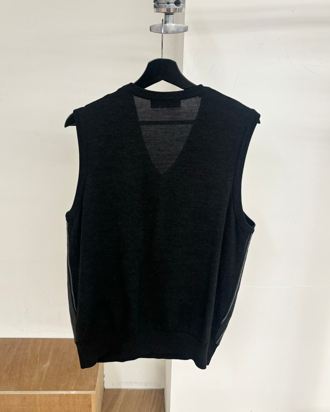 이브 생 로랑 스트라이프 울 니트 베스트 상품이미지6