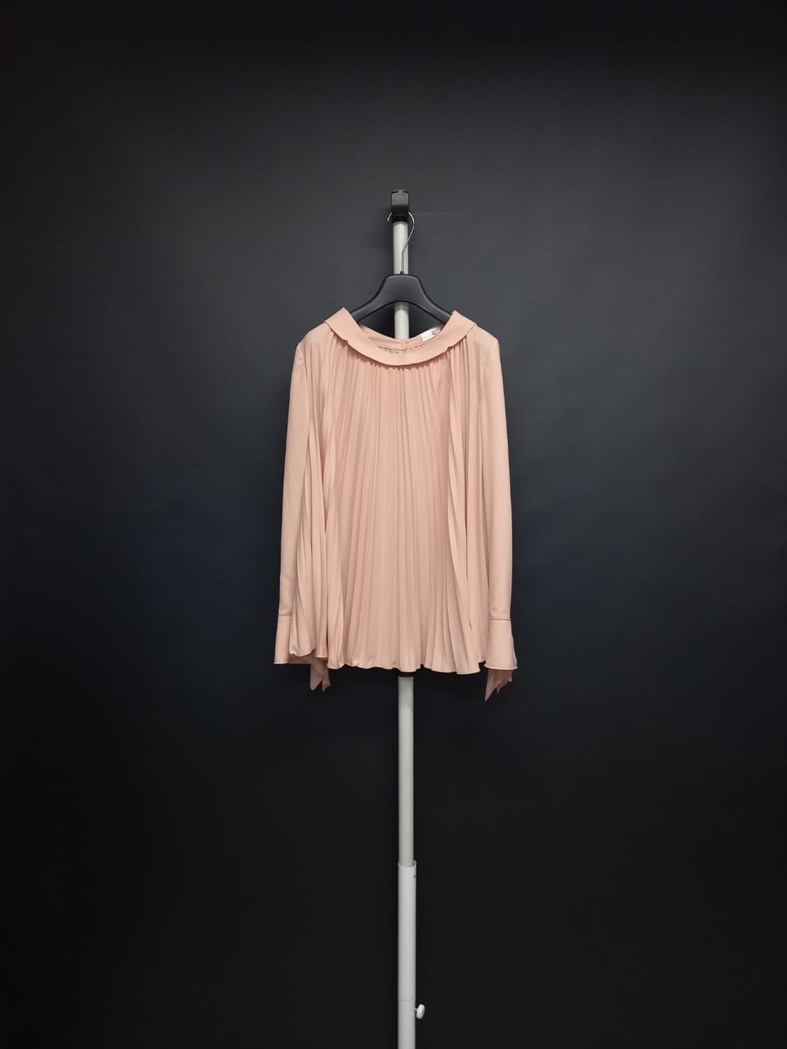 오즈세컨 춘하추 쉬폰 플리츠 긴팔블라우스 55 상품이미지1