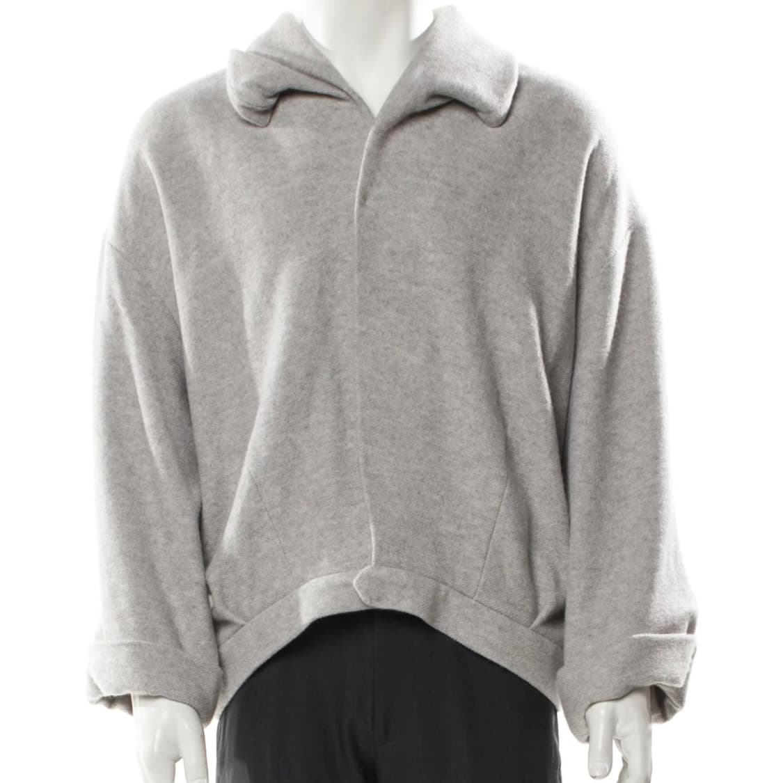 [S+급/L] 디올 캐시미어 니트 크롭 자켓 그레이 상품이미지8