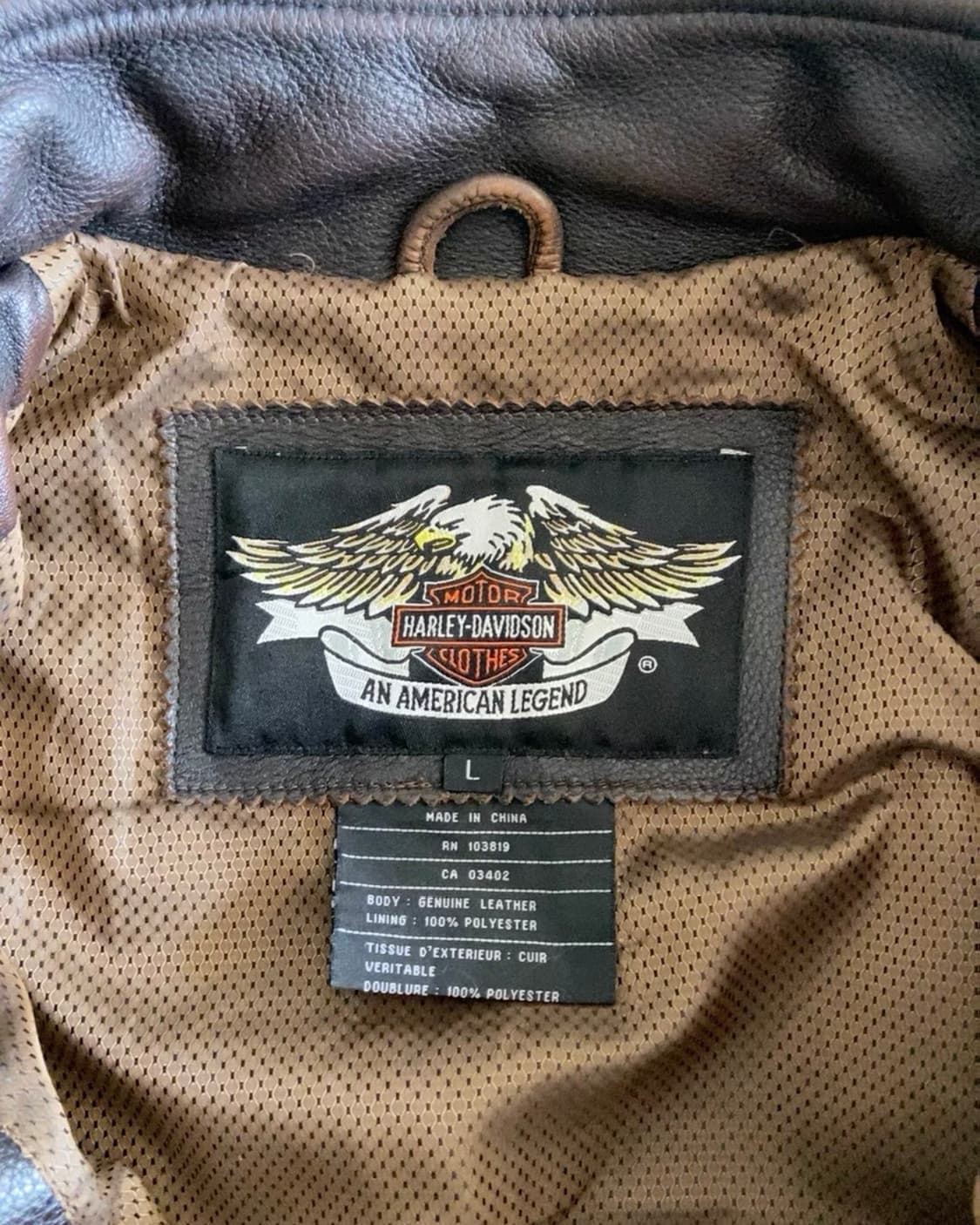 할리 데이비슨 리얼레더 자켓 상품이미지3