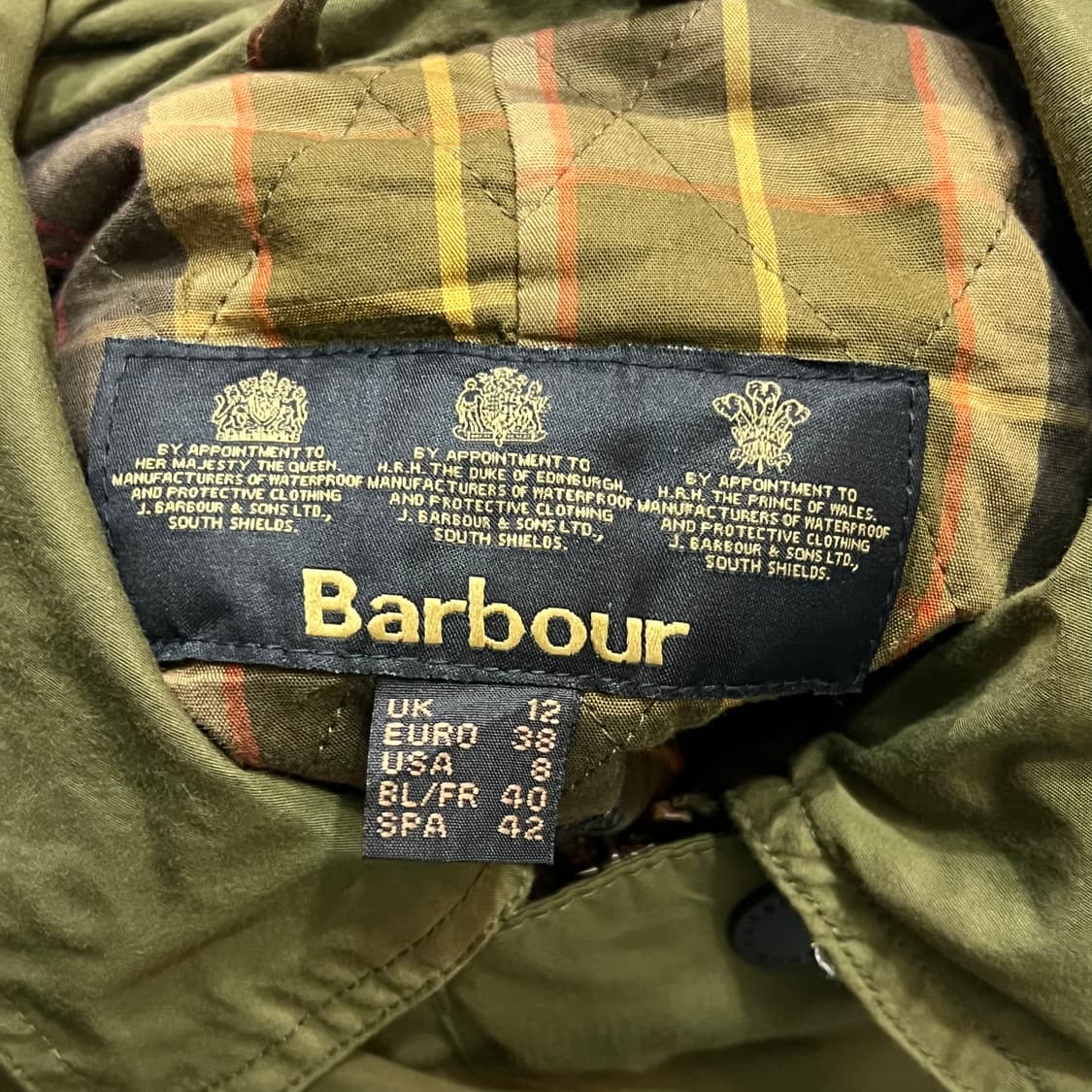  바버 야상 후드 자켓 y14590 상품이미지7