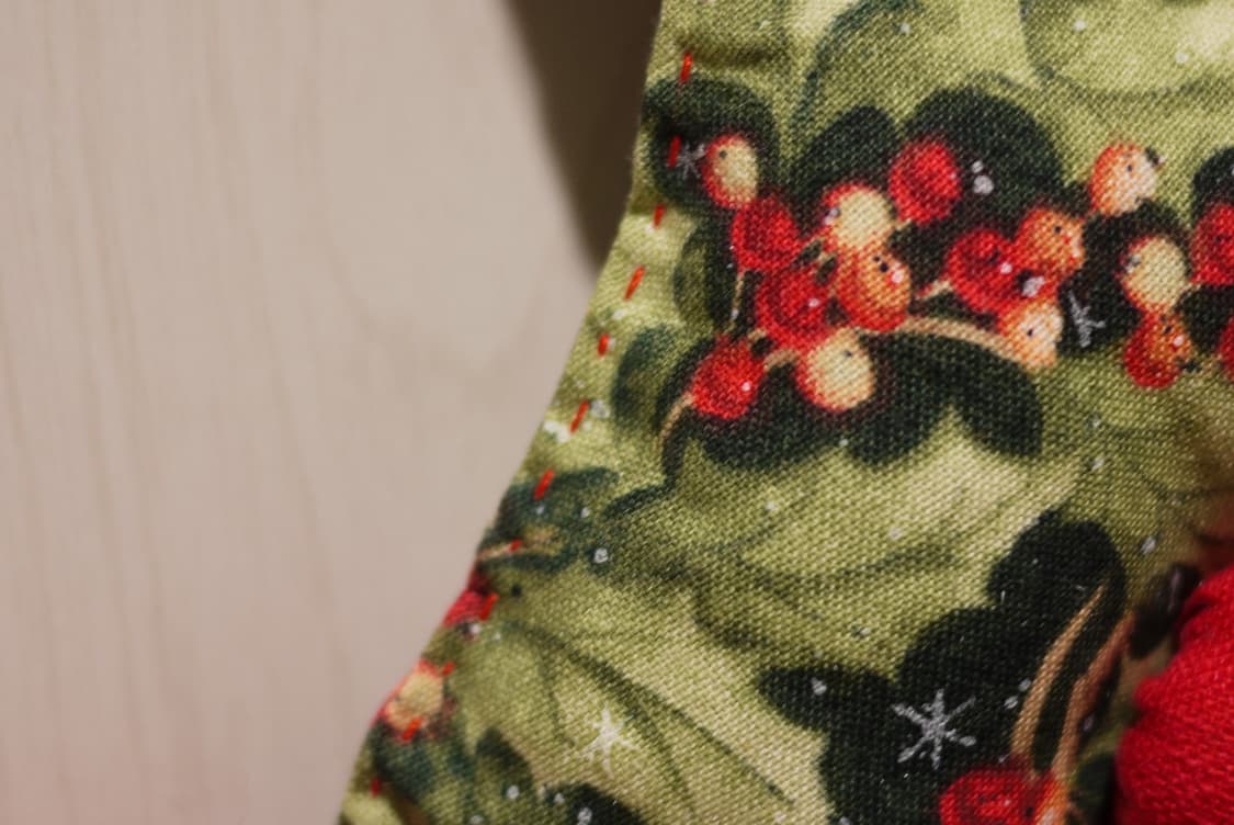 크리스마스 핸드메이드 패치워크 리스 상품이미지4