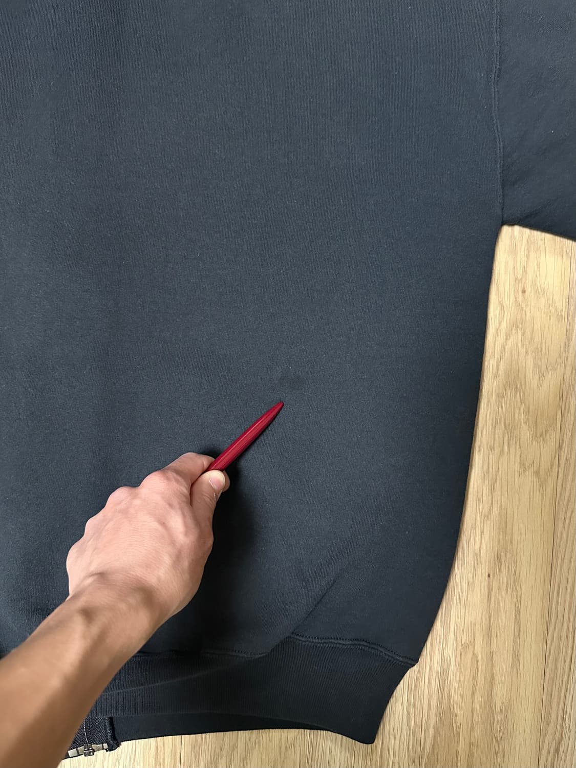 90s 빈티지 러셀 후드집업 블랙 L 상품이미지8