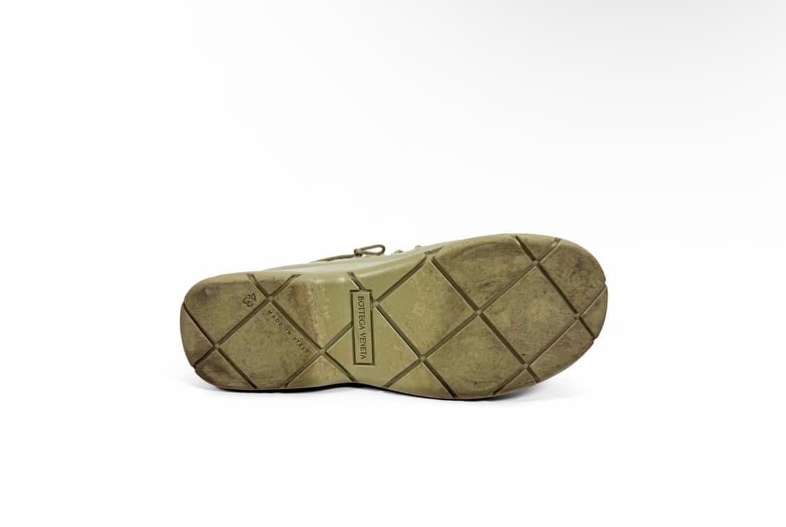 [43] 보테가베네타 남성 레이스업 퍼들 러버 앵클 부츠 트래버틴 상품이미지7