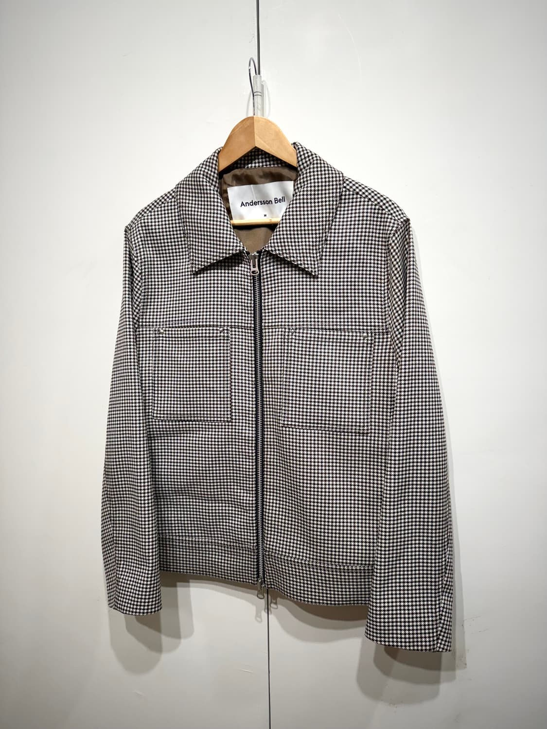 앤더슨벨 토마스 체크 스터드 자켓 상품이미지2