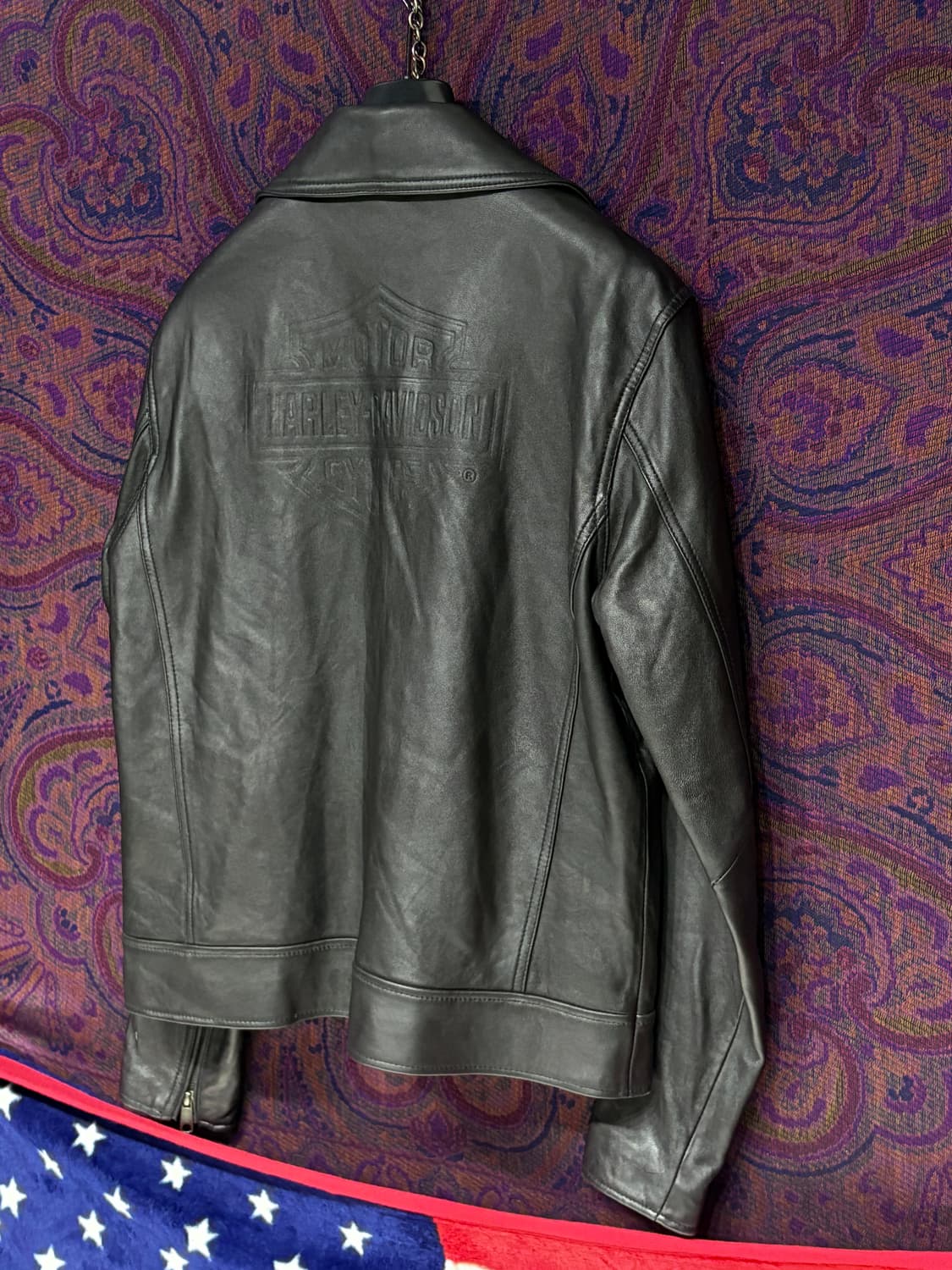 할리데이비슨 더블 라이더 가죽자켓  상품이미지10