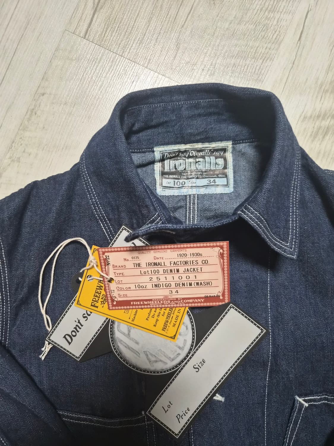 프리휠러스 아이언올즈 데님 자켓 34 상품이미지2