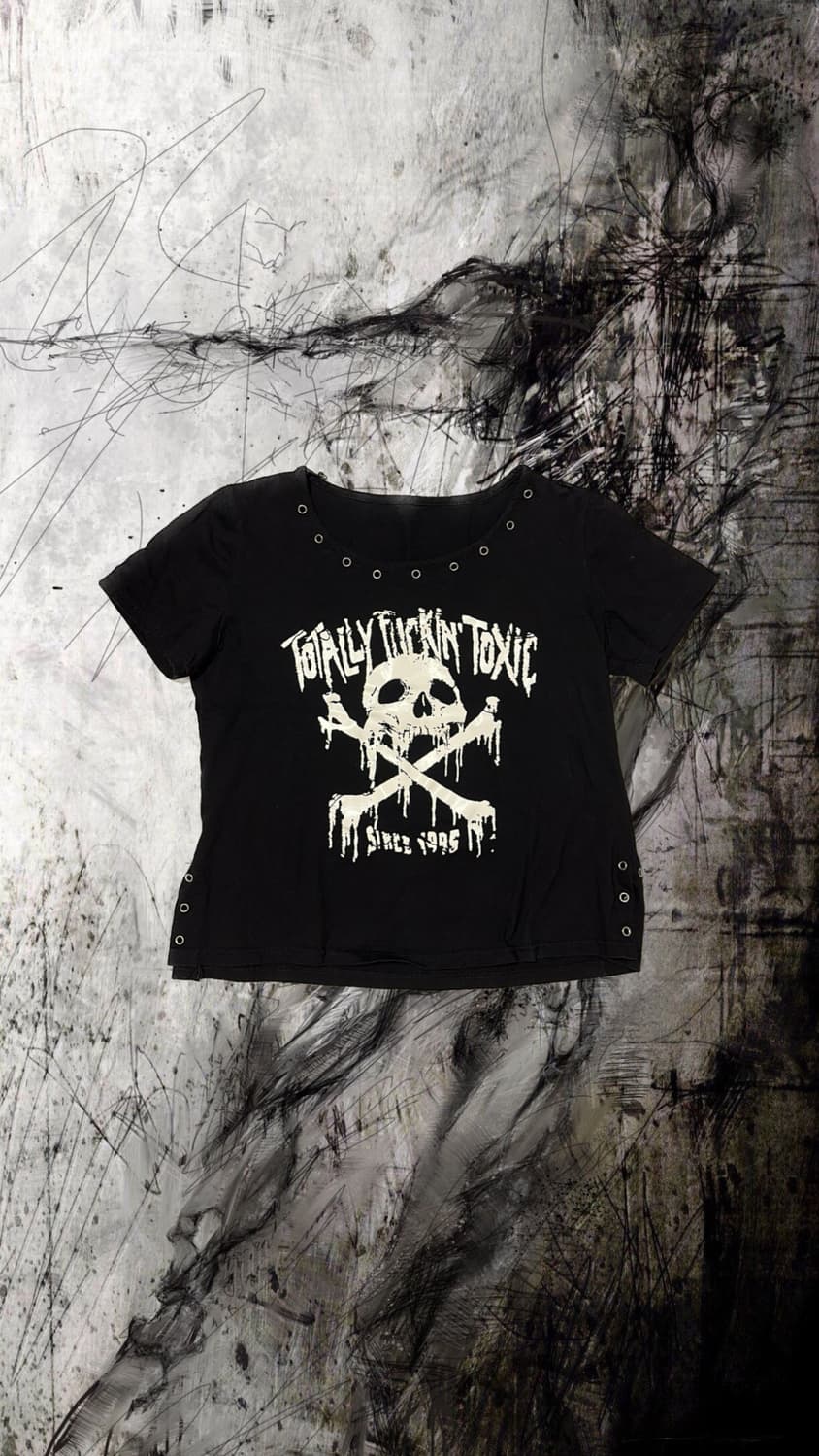 Y2K Punk Skull T-shirt 상품이미지1