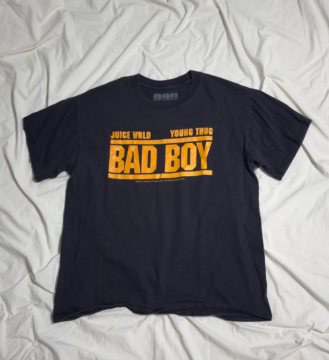 주스월드x영떡 BAD BOY 굿즈 티셔츠 상품이미지1