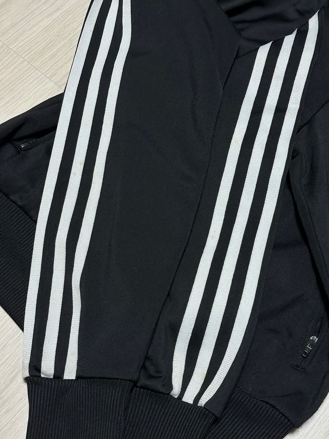 아디다스 ADIDAS 파이어버드 빅로고 트랙탑 져지 블랙 상품이미지7