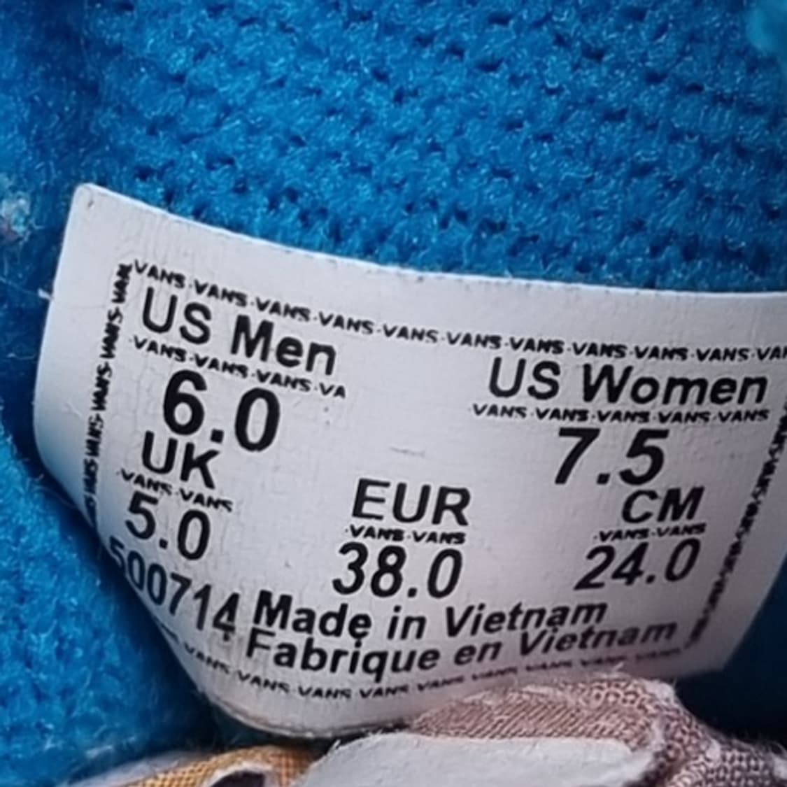 반스 스케이트 블루 여성하이탑240  상품이미지6