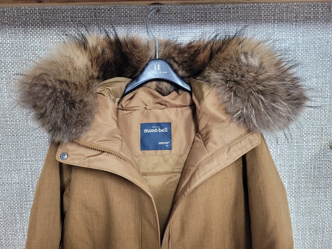 90사이즈 몽벨 거위털 패딩 점퍼 구스다운 고어텍스 상품이미지2