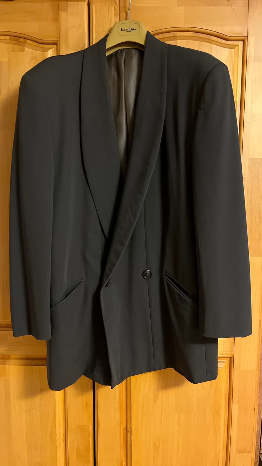 92aw 이세이 미야케 더블 숄카라 블레이저 m 상품이미지1