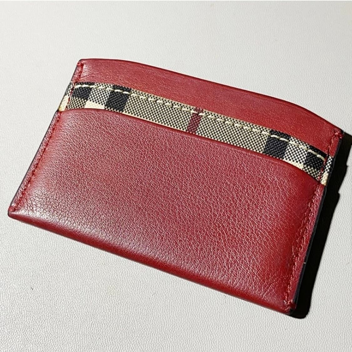 [정품] 버버리 호스페리체크 이지 카프스킨 카드지갑 상품이미지3