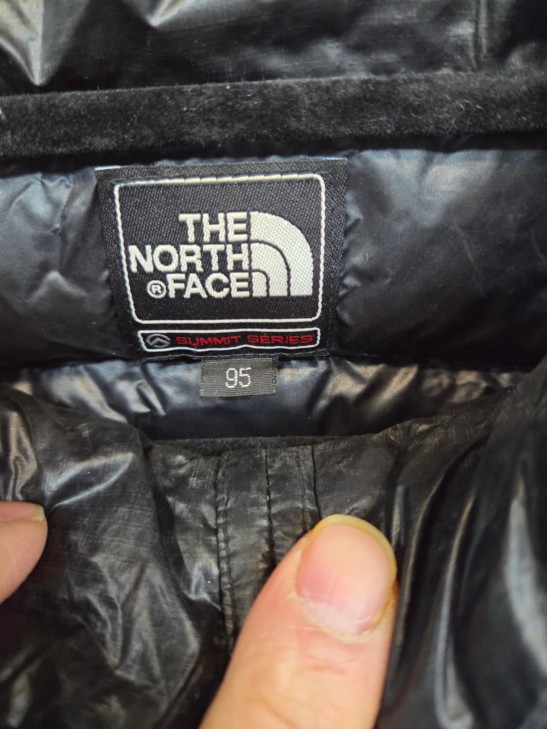 노스페이스 구형 써밋시리즈 곱창 경량 구스다운패딩 95 상품이미지3