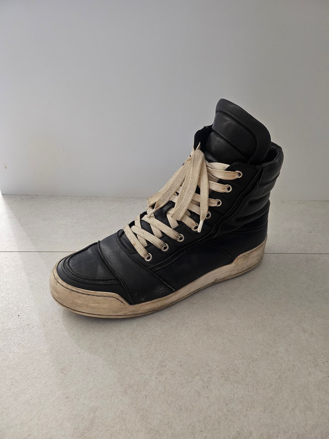 발망 balmain 레더 하이탑 상품이미지2