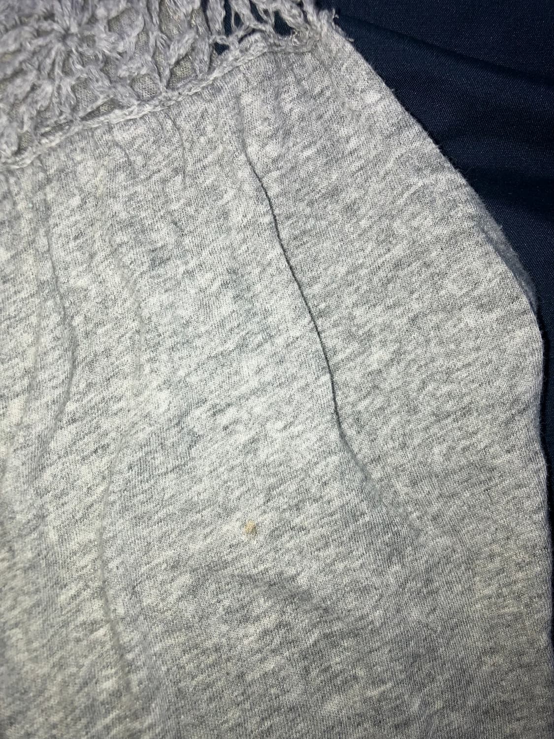 빈티지 y2k 바선생 크로셰 레이어드 슬리브리스 나시 상품이미지8