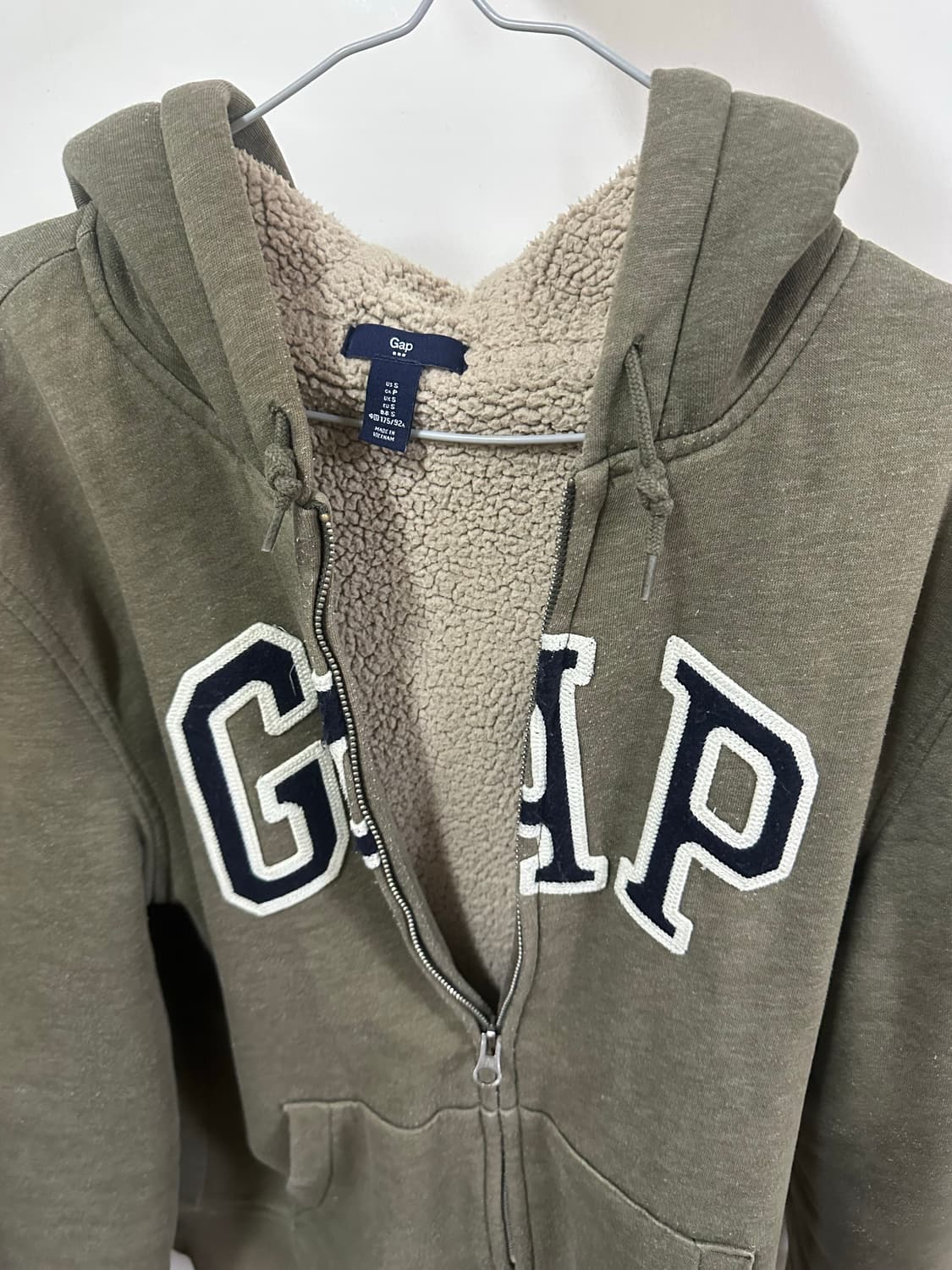 GAP 후드집업 카키 상품이미지2