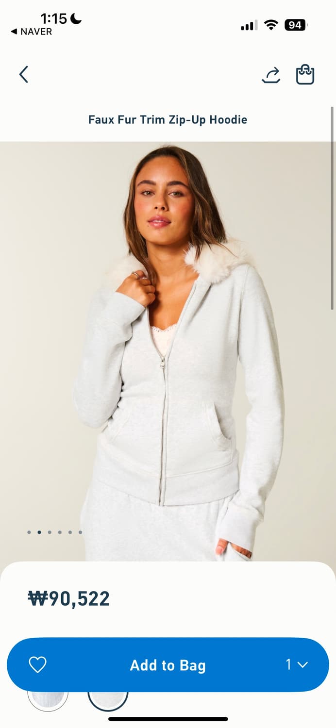 홀리스터 후드집업 상품이미지2