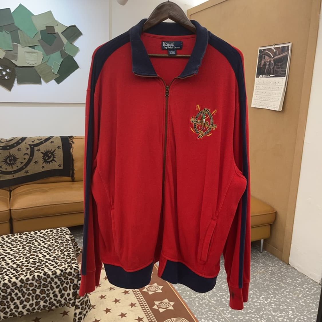 폴로 랄프로렌 올드스쿨 레트로 빈티지 90's 집업 XXL C09699 상품이미지3