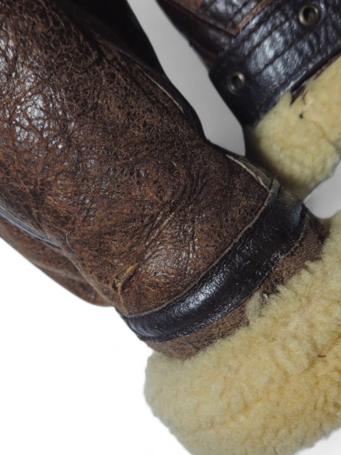 아비렉스 B-3 무통 무스탕 자켓 M 상품이미지7