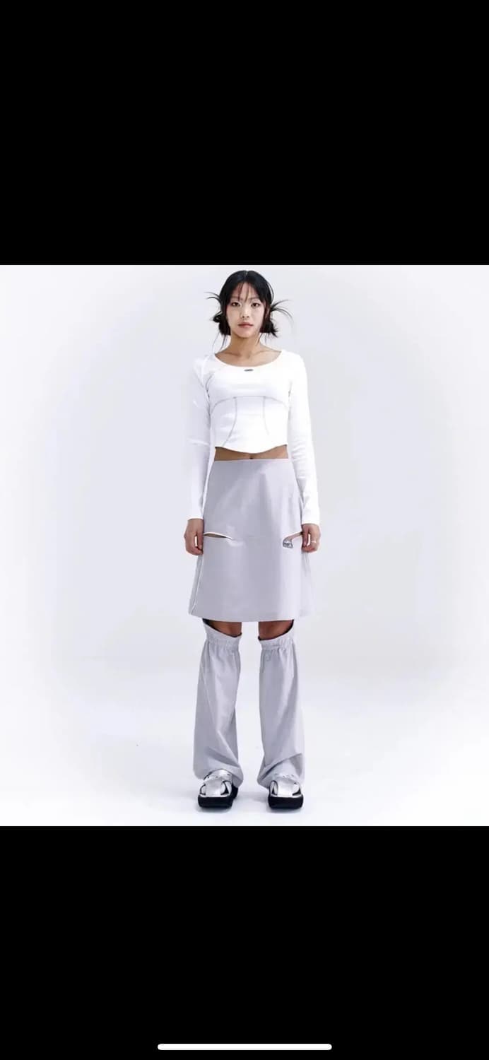 허그유어스킨 치마 레그워머 세트 상품이미지2