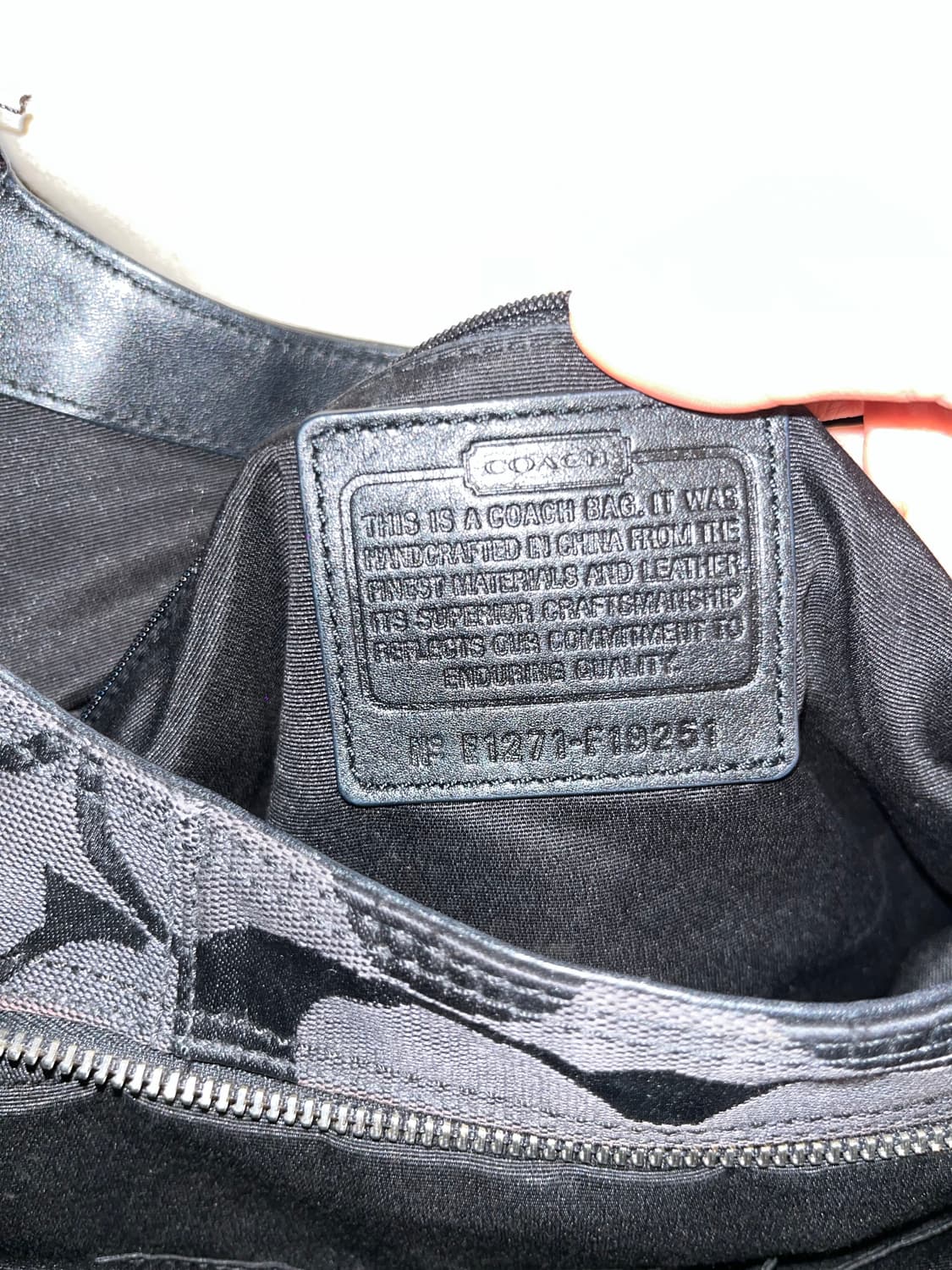 📦Coach black basic shoulder bag 상품이미지9