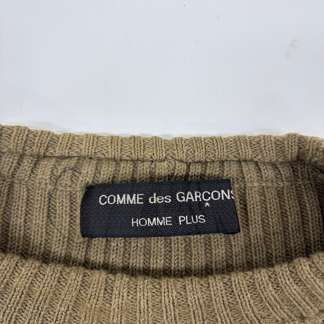 94aw 꼼데가르송 옴므 플러스 골지 니트 상품이미지3