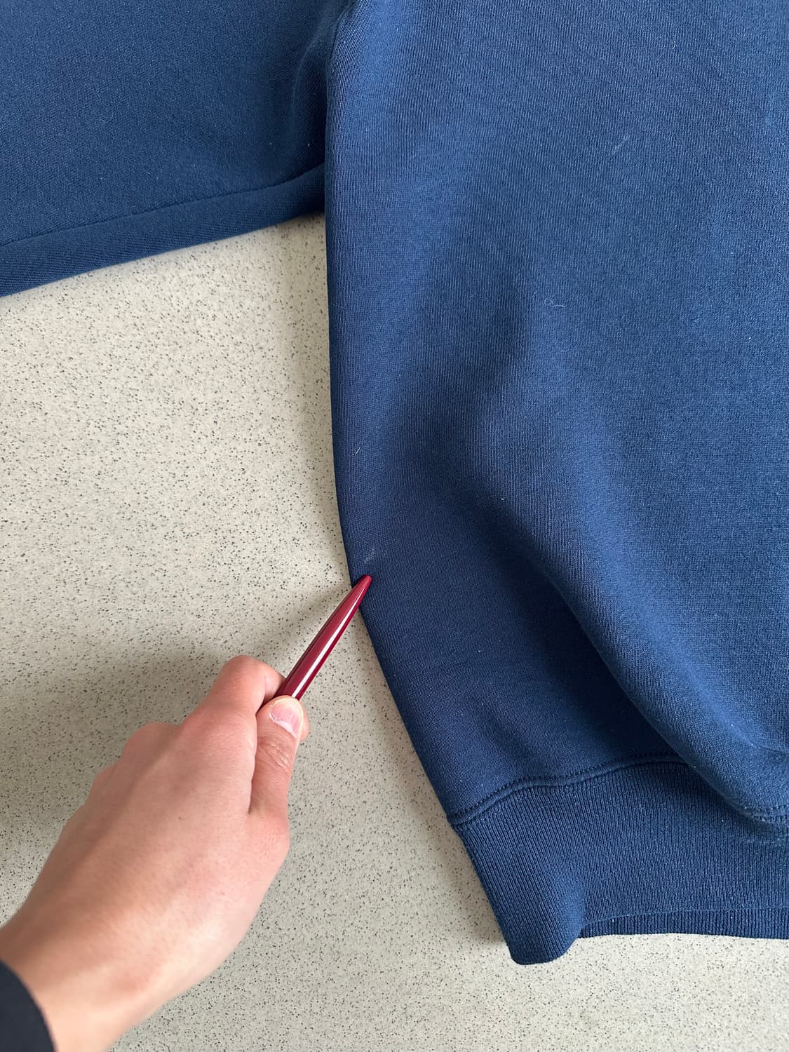 90s 빈티지 러셀 스웻셔츠 네이비 M USA 상품이미지7