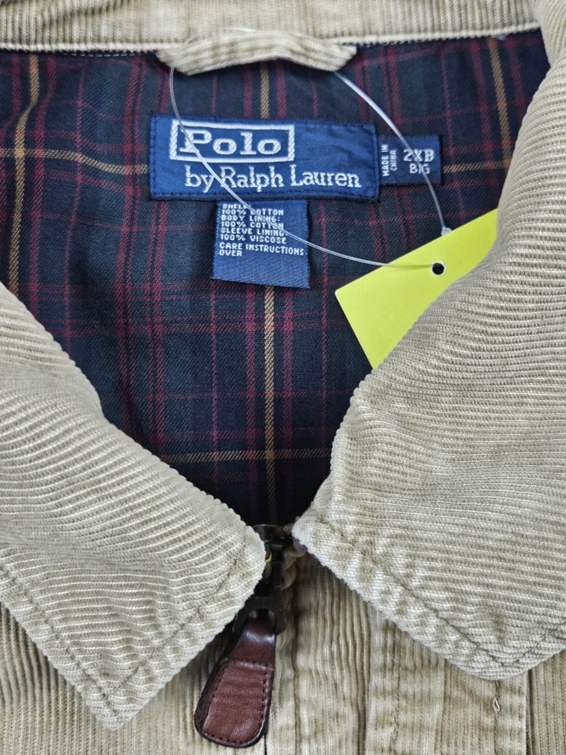 폴로랄프로렌 코듀로이 블루종 자켓 ( 2XL ) / 9949 상품이미지9