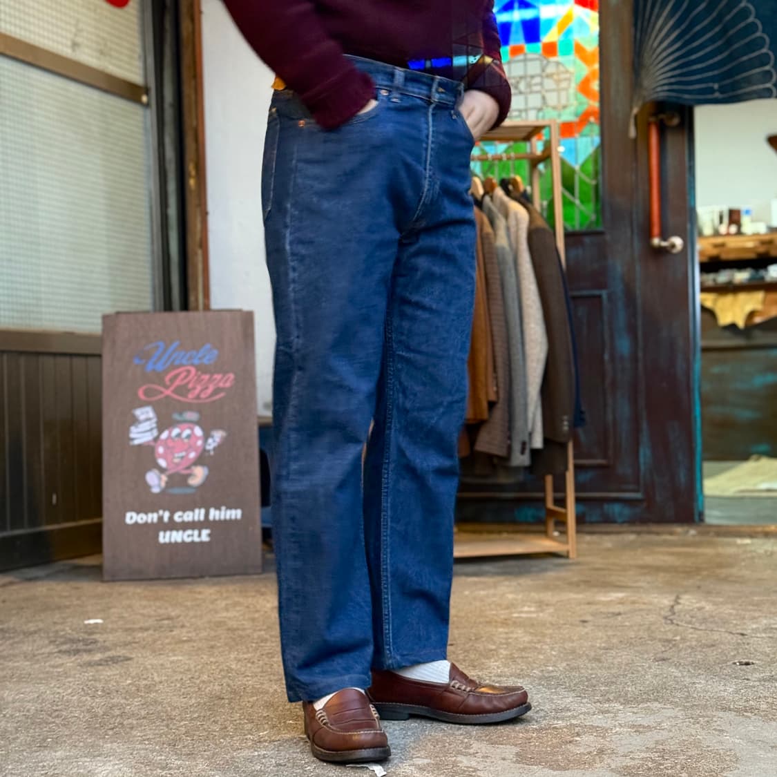 90‘s 리바이스 515-0217 레귤러핏 데님 팬츠 36 상품이미지9