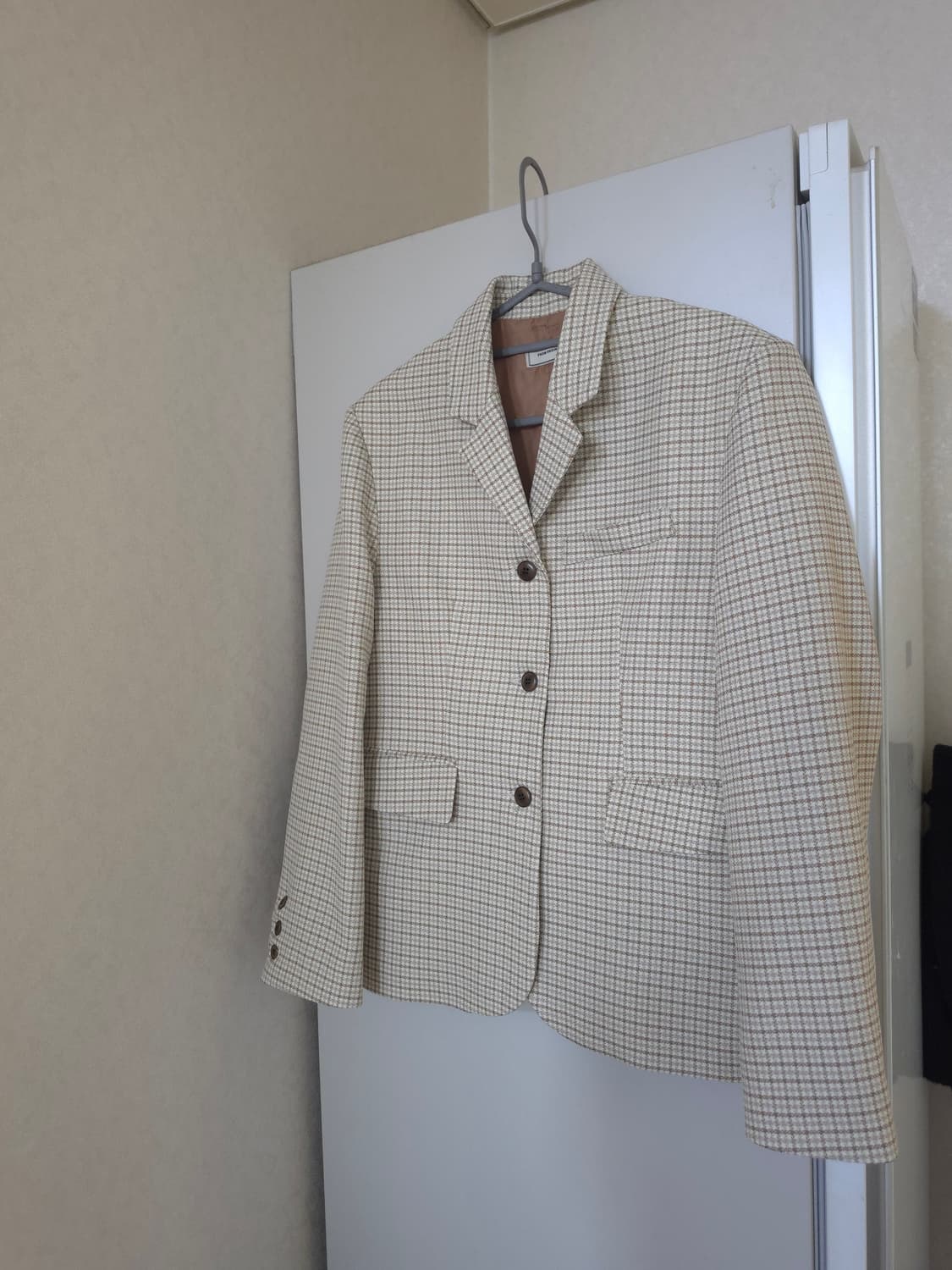 프롬비기닝 체크 자켓 상품이미지1