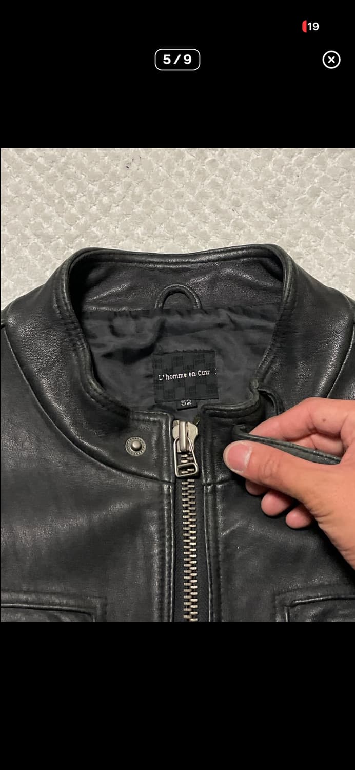 L'homme en cuir 소가죽 레더자켓 상품이미지5