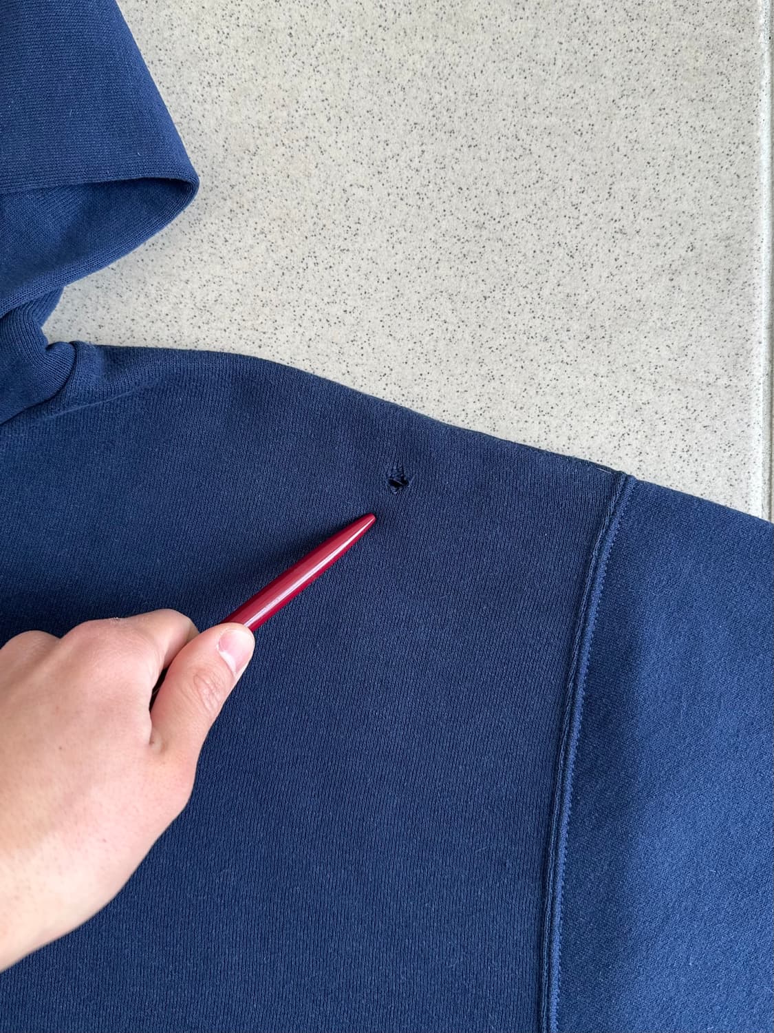 00s 빈티지 러셀 후드집업 네이비 L 상품이미지6