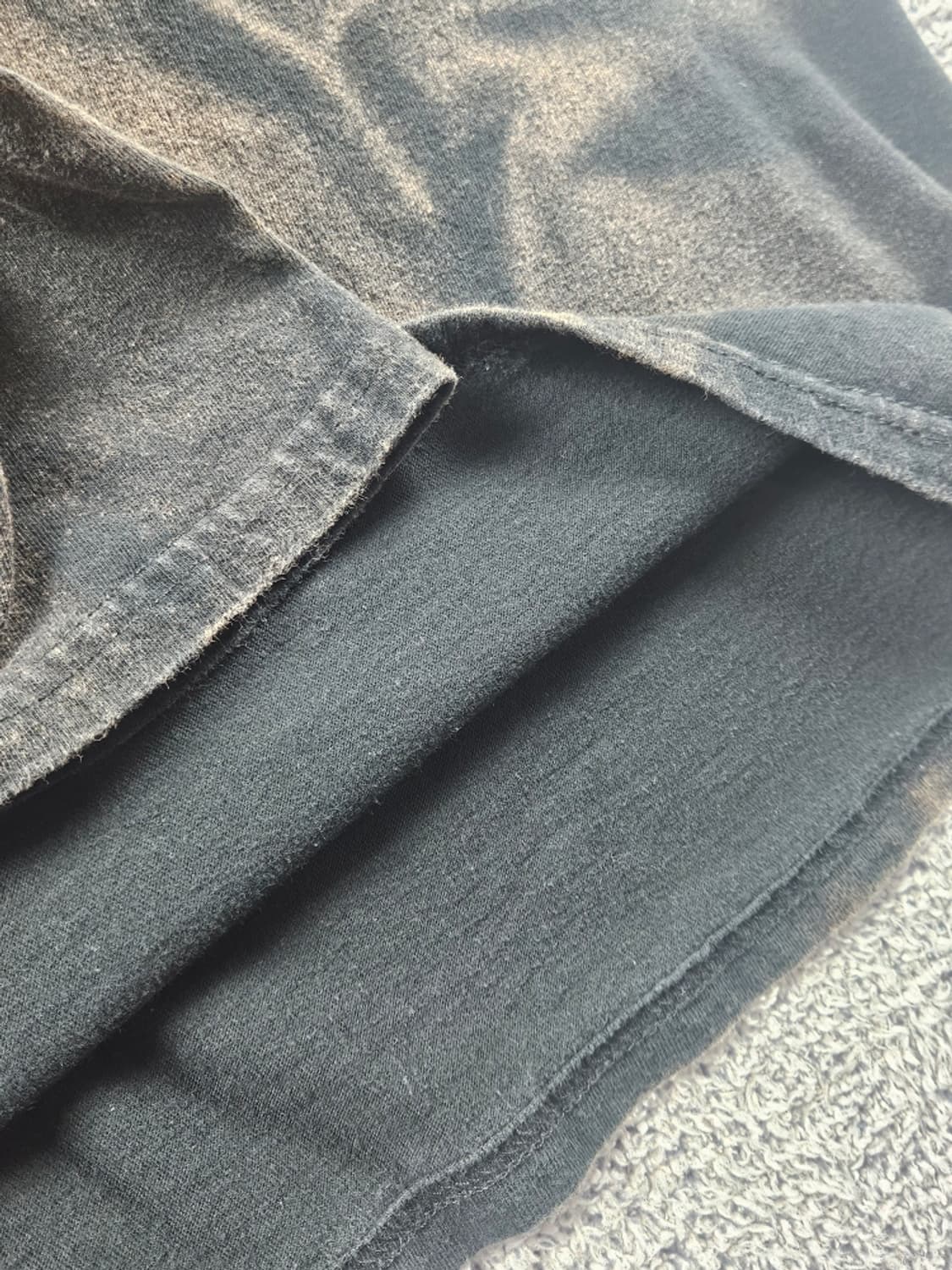 하드락카페 로마 다잉워시드 커스텀 반팔 티셔츠 ( L ) / 11372 상품이미지8