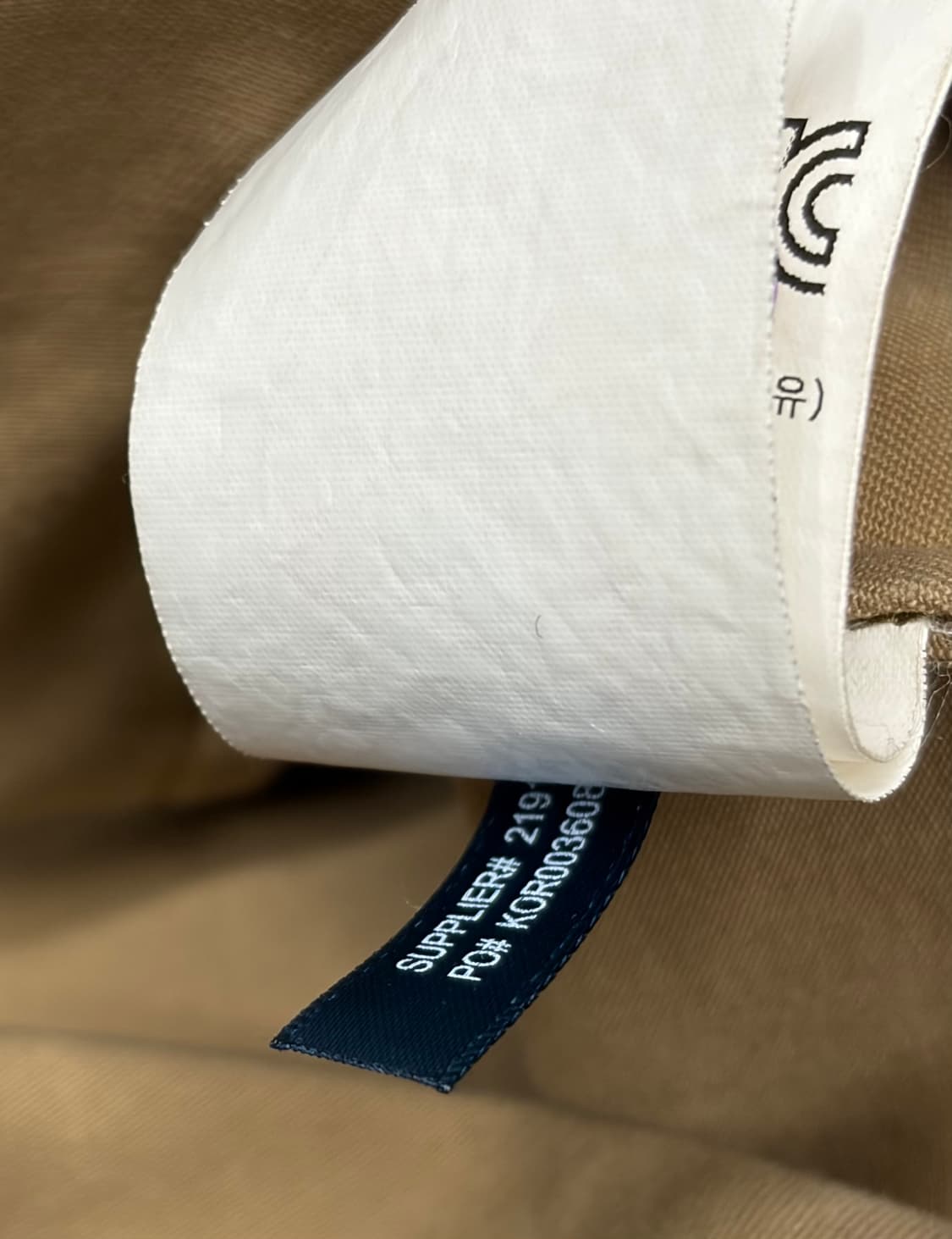 폴로 랄프로렌 면 스윙탑 자켓 베이지 상품이미지10