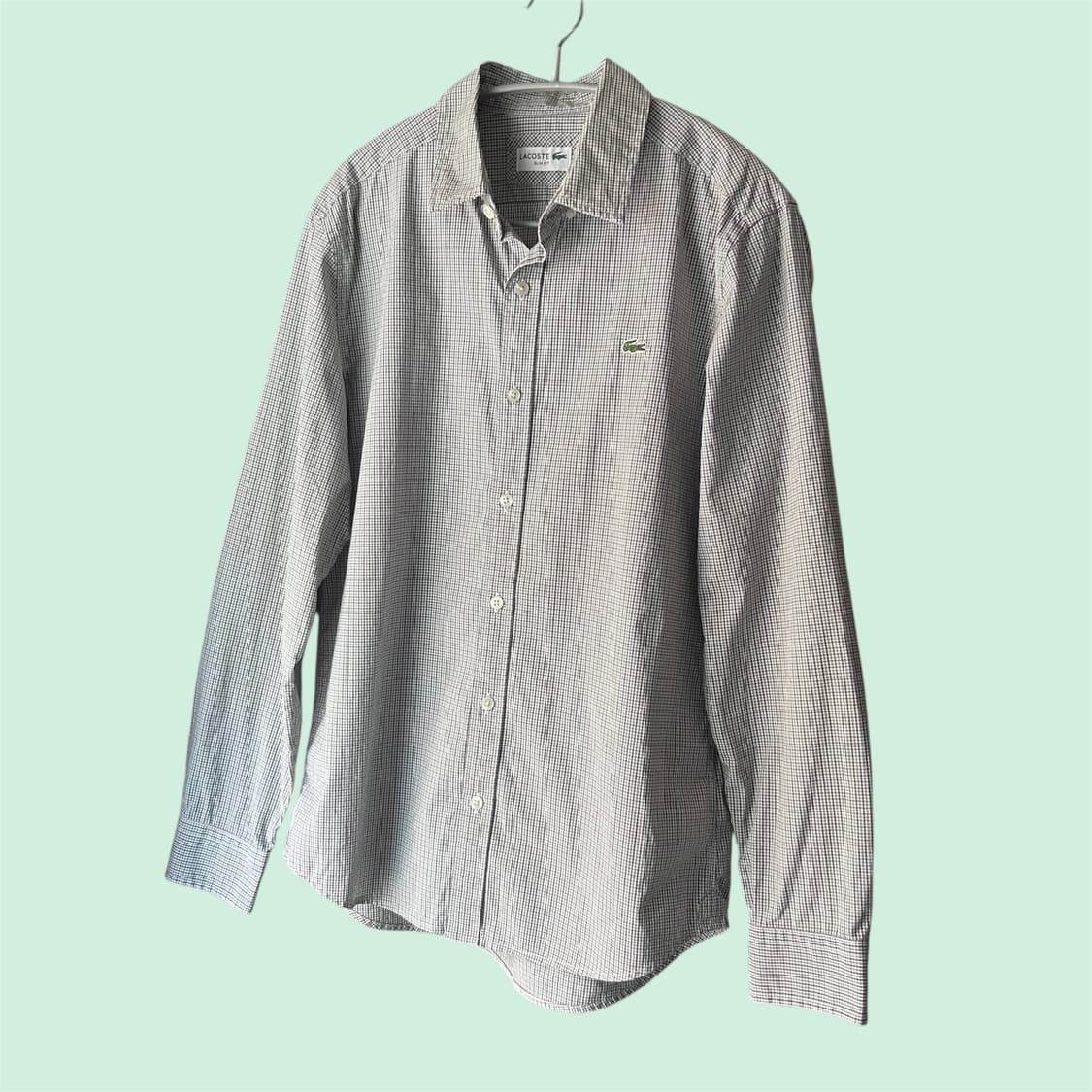 [M] Lacoste 라코스테 신형 체크셔츠 상품이미지4