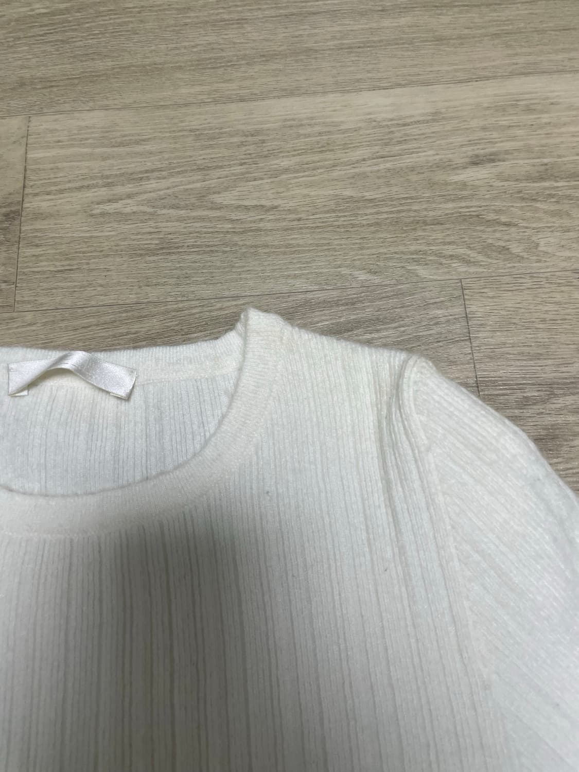 리엘 Betty open shoulder knit (ivory) 히 상품이미지6