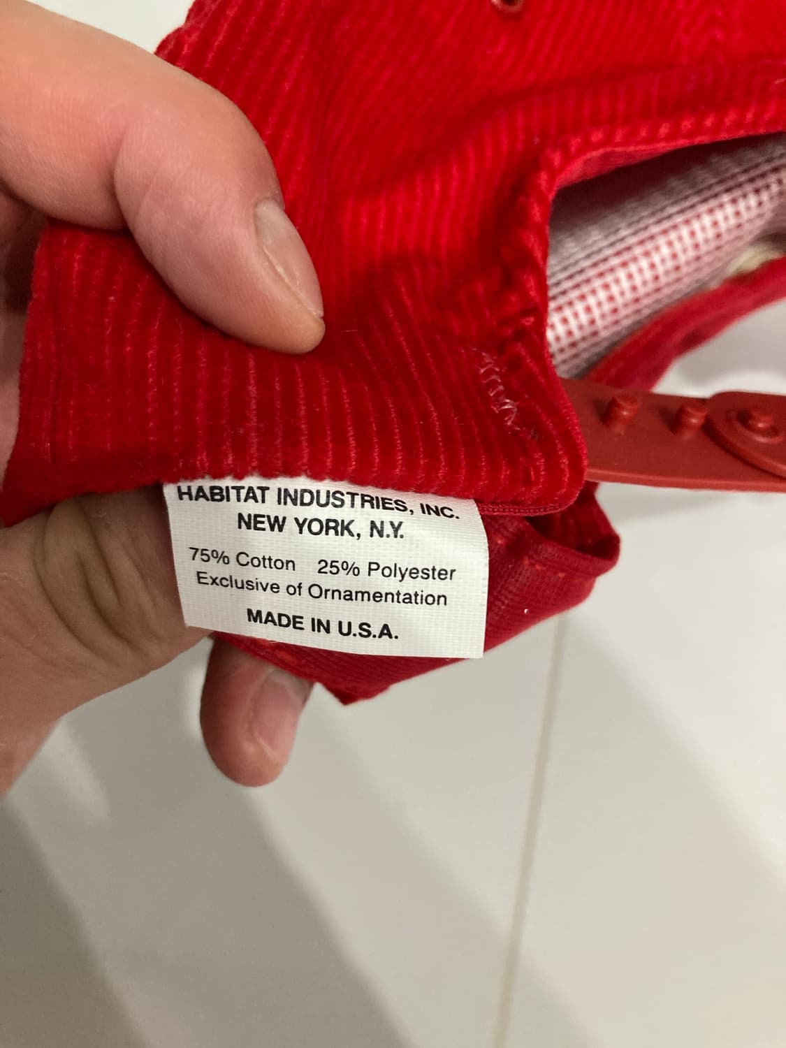 80s(made in usa) Marlboro corduroy cap 상품이미지3