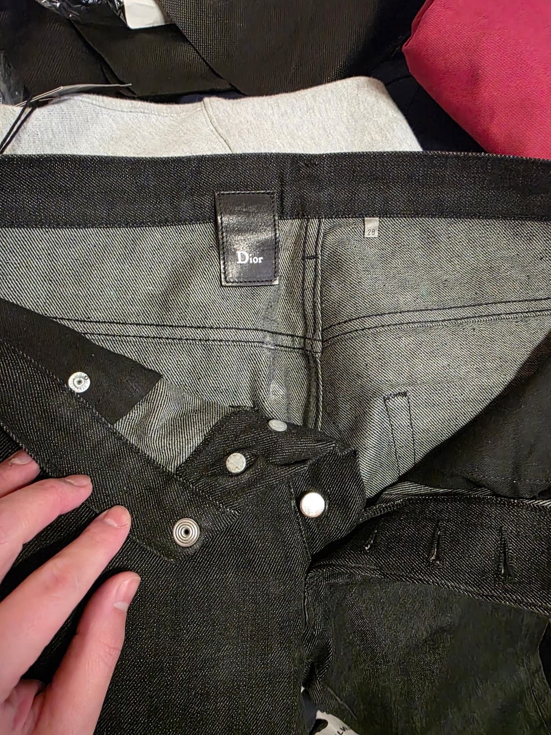 디올옴므 pantaloons jean 28사이즈 상품이미지3