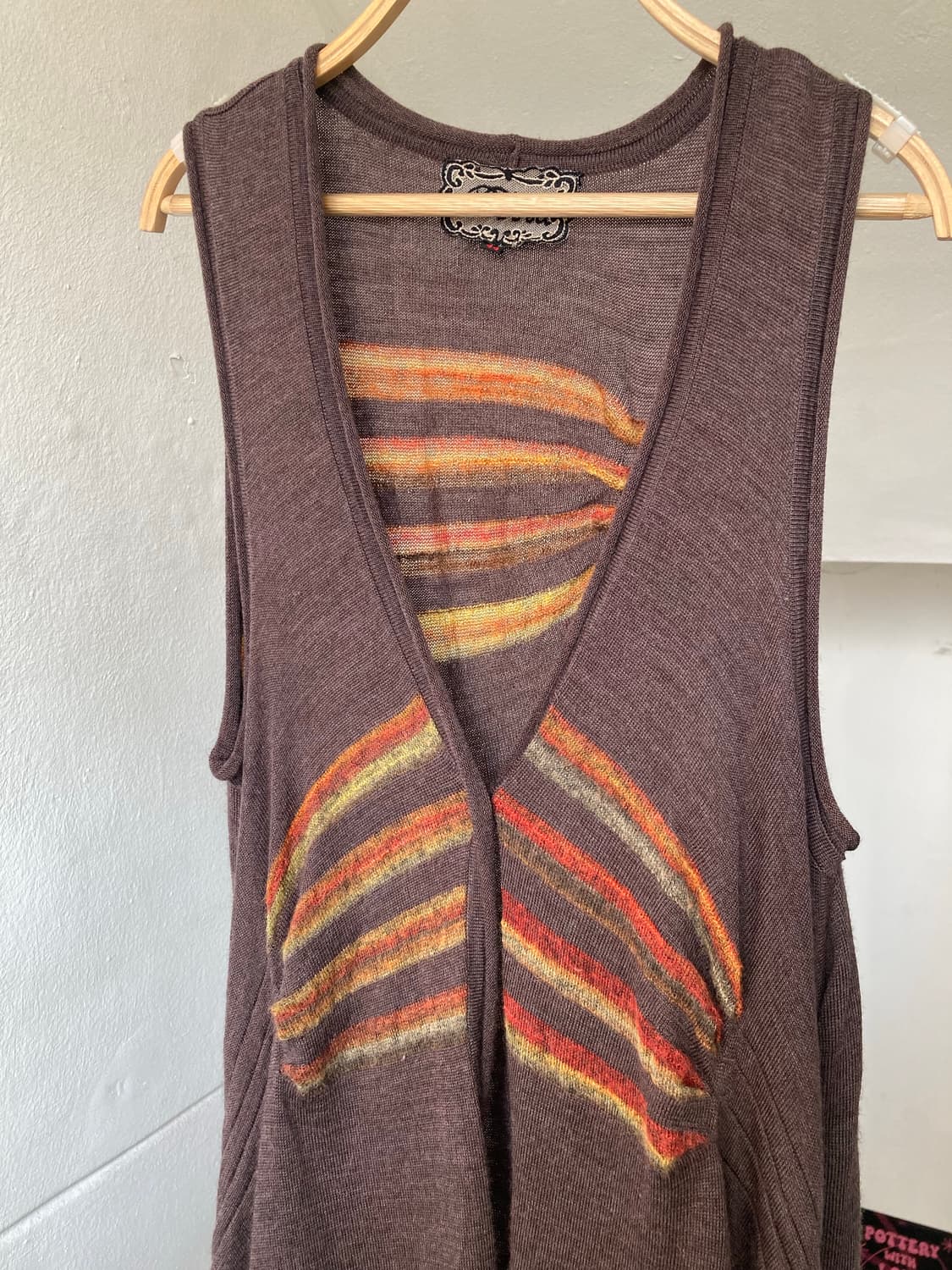 울 75% 에스닉 레이어드 원피스 상품이미지2