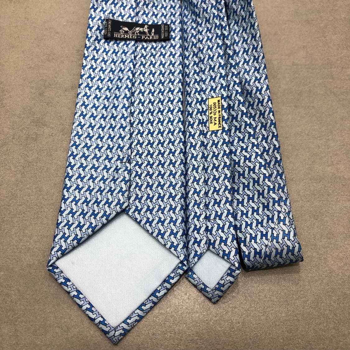 에르메스 H 프랑스 넥타이 상품이미지2