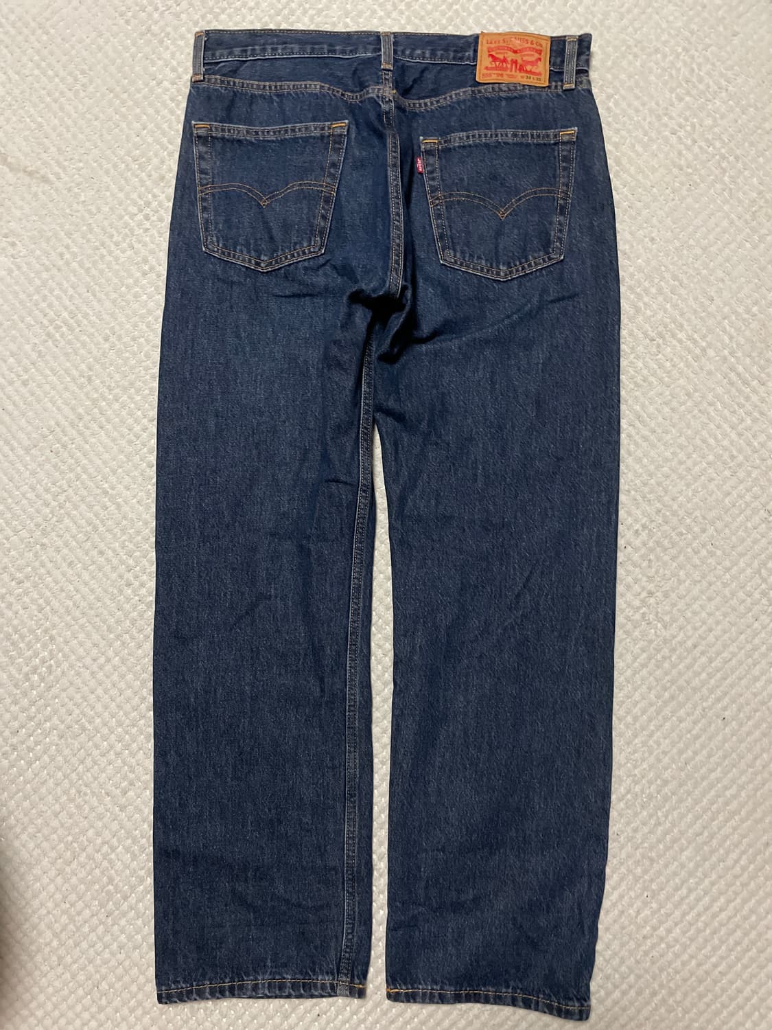 [34X32] 리바이스 555 96 릴랙스 스트레이트 핏 데님 팬츠 상품이미지2