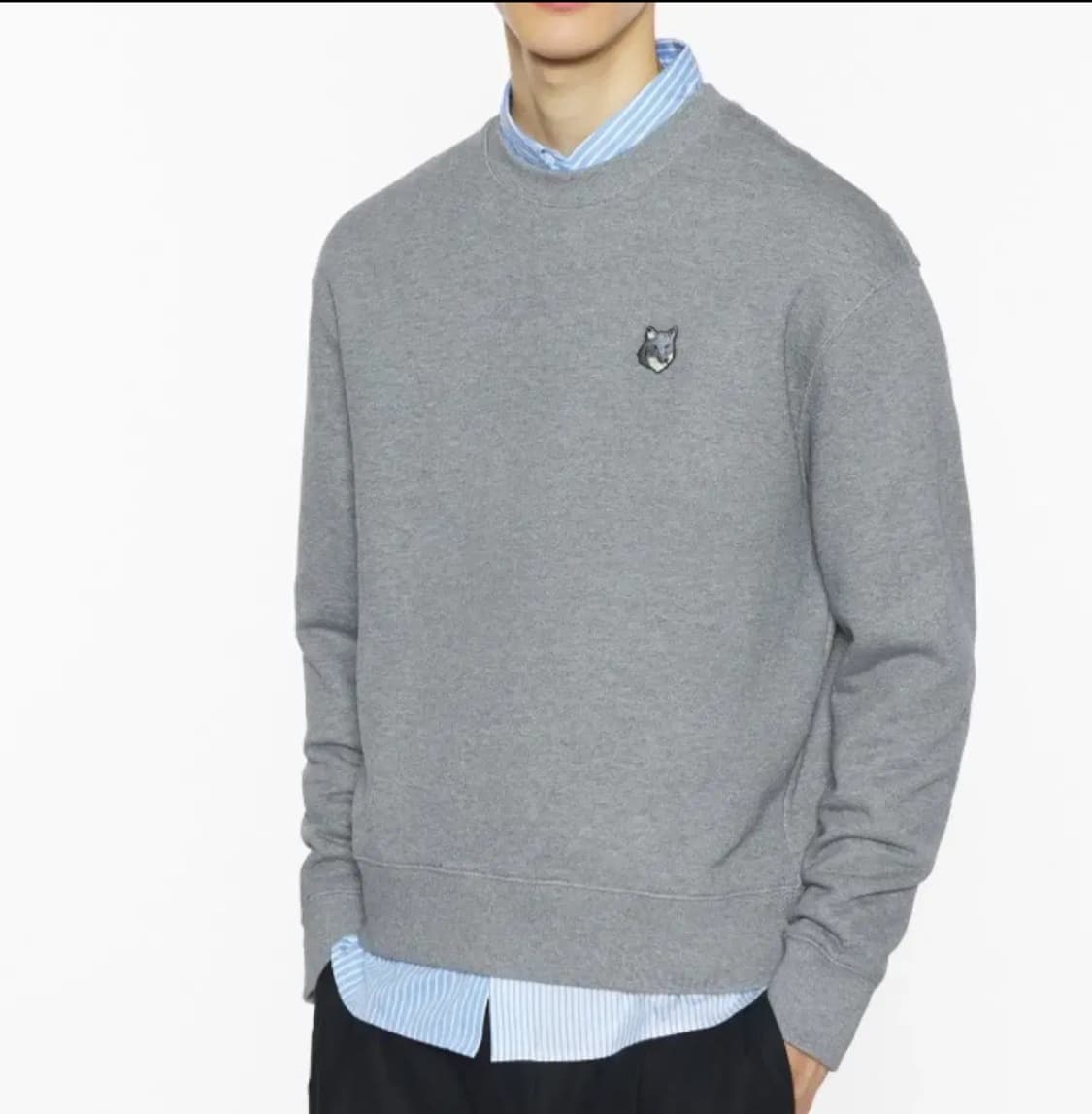 메종키츠네 폭스헤드 맨투맨 상품이미지5