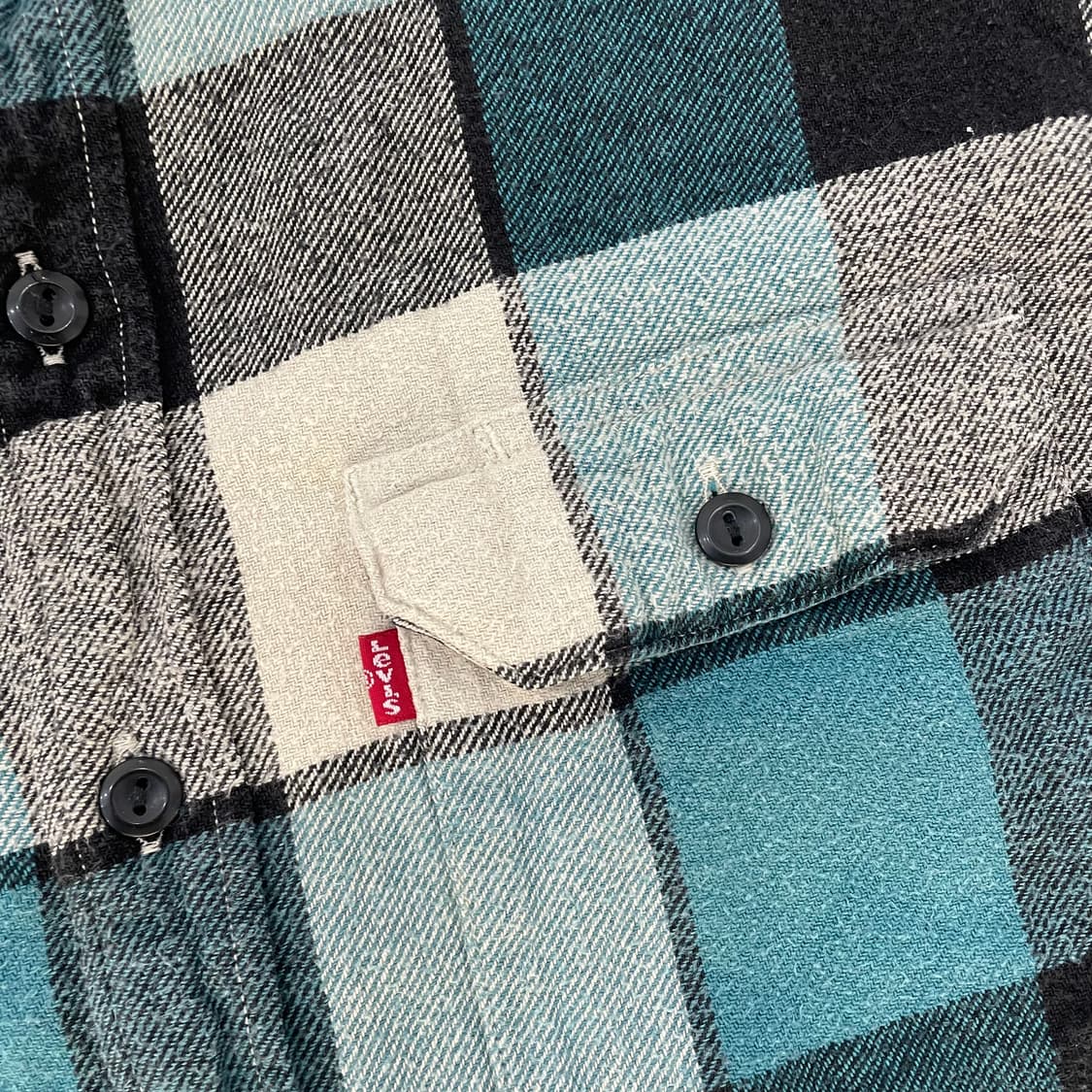 리바이스 체크 플란넬 셔츠 상품이미지2