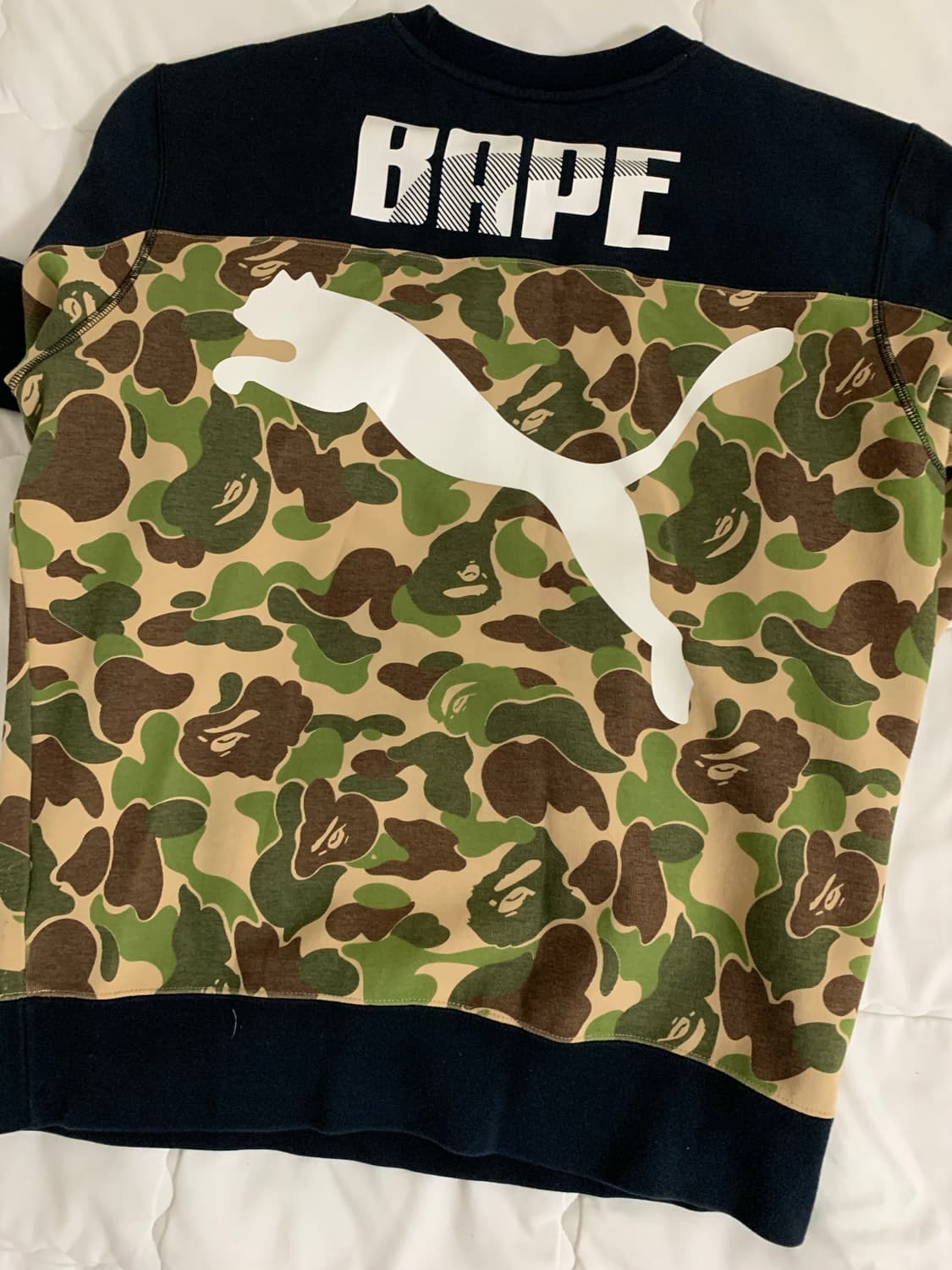 베이프&푸마 콜라보 맨투맨 상품이미지5