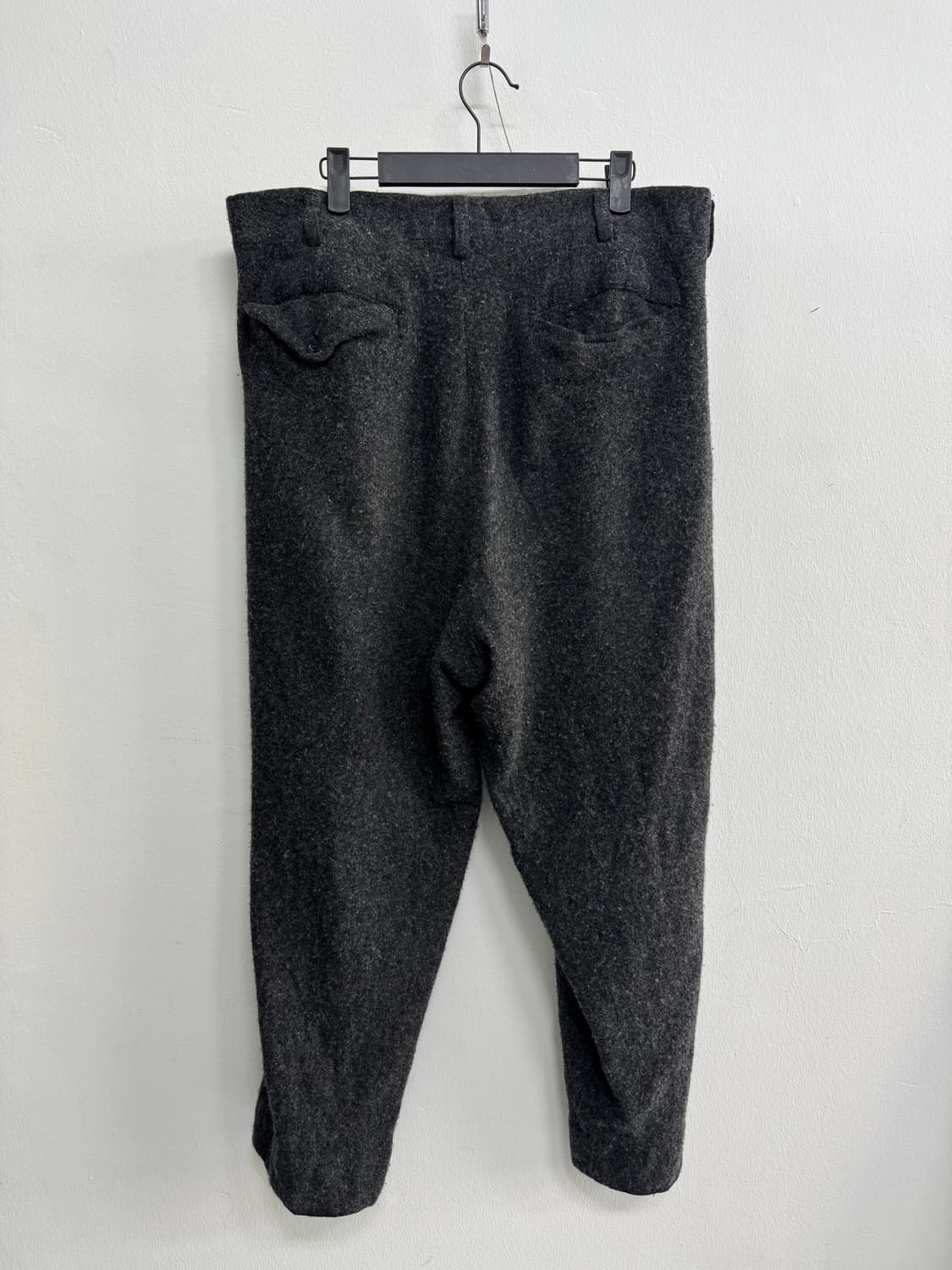 꼼데가르송 옴므 듀 원턱 축융 울 팬츠 M 상품이미지3