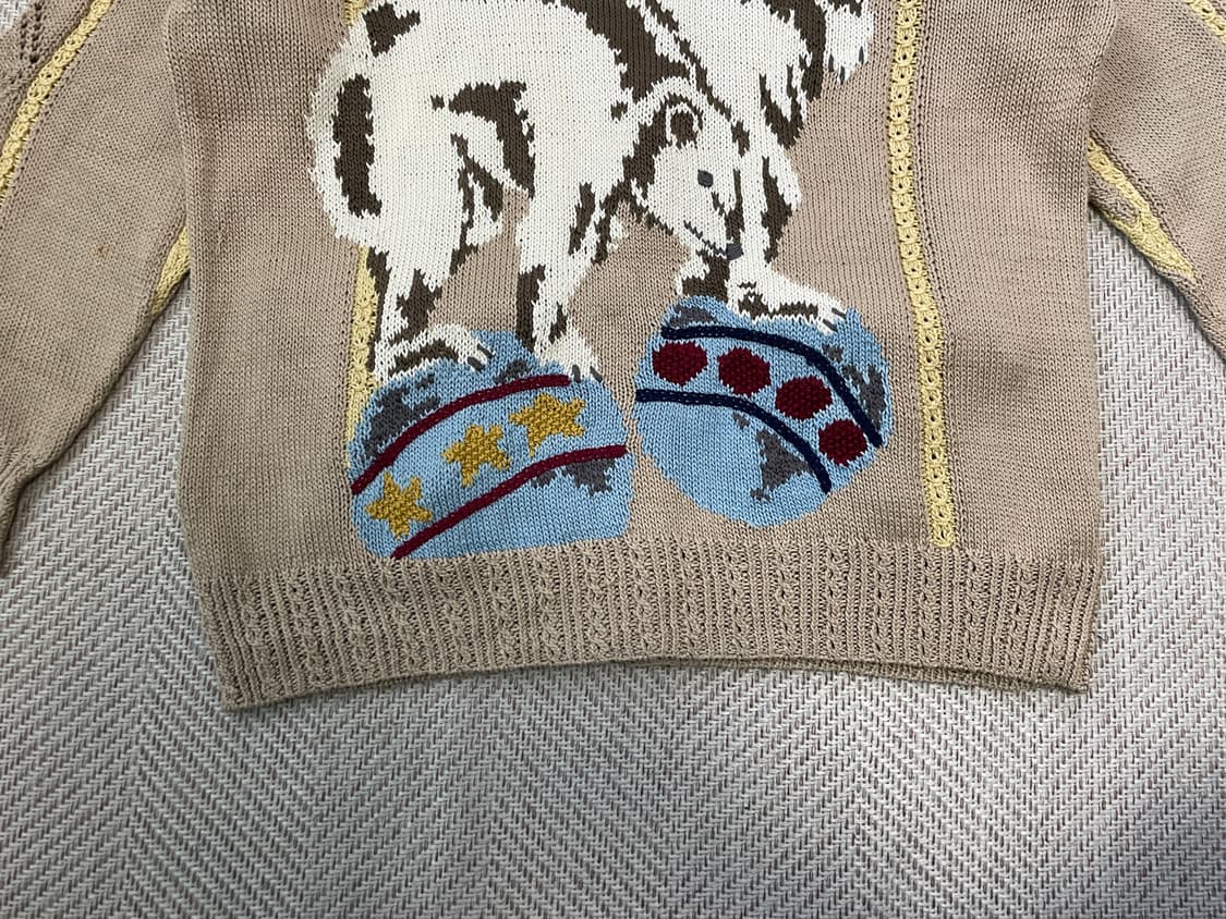 빈티지 핸드메이드 에스닉 베어 가디건  J03739 상품이미지2