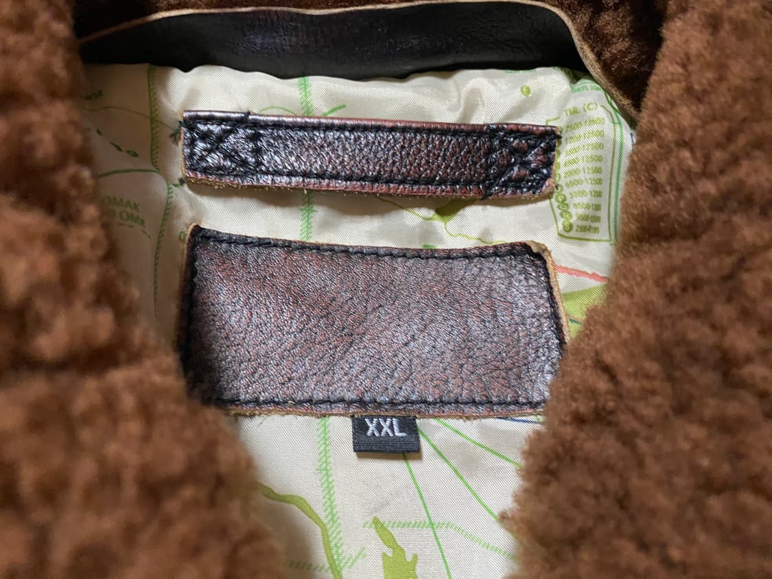 밀리터리가죽자켓 xxL 상품이미지4