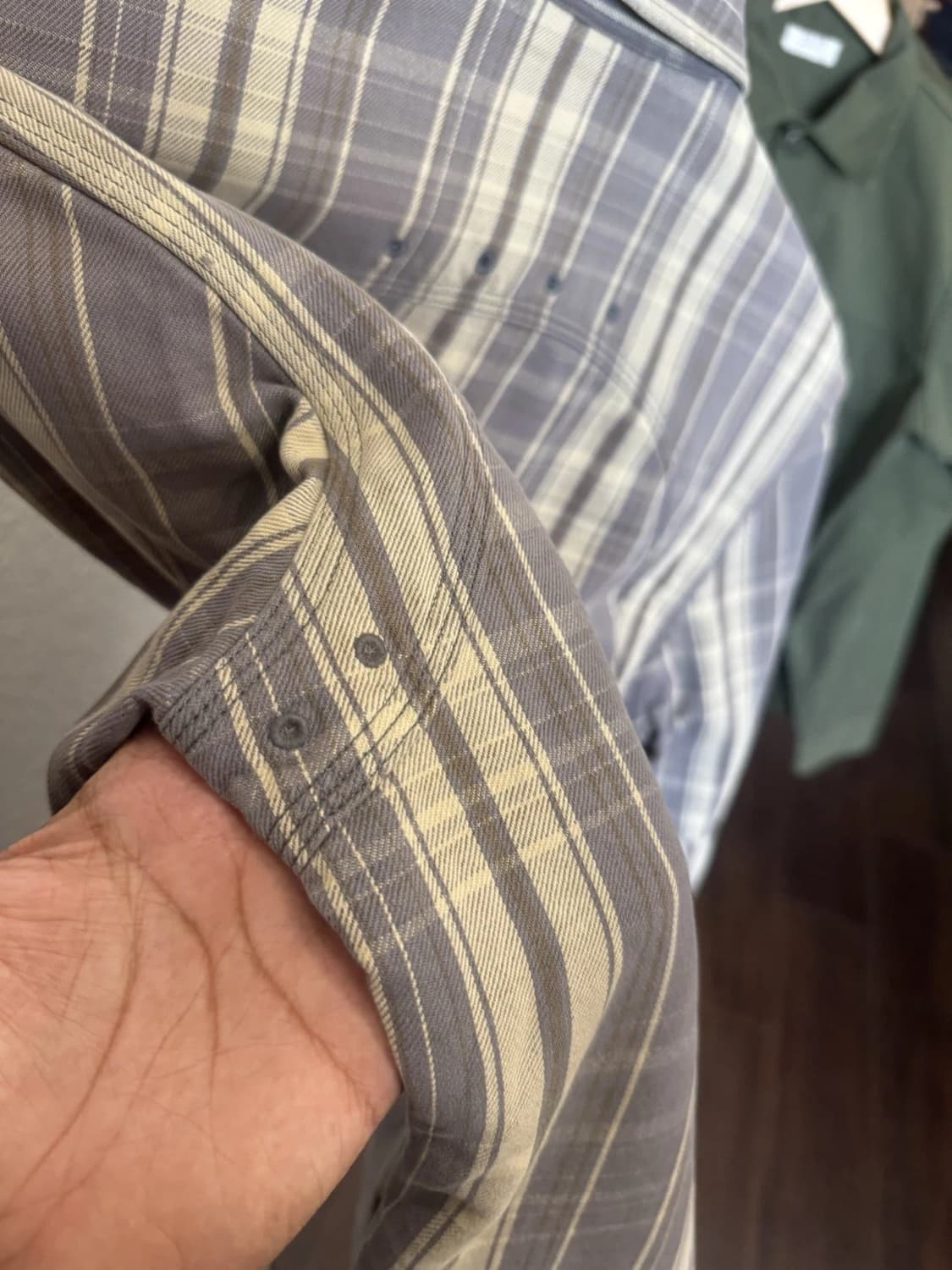 RRL 더블알엘 코튼 플란넬 체크 워크셔츠 상품이미지9